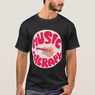 Musiktherapie-Kreis - pink T-Shirt