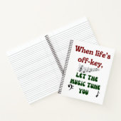 Musiktherapie Notizblock (Innenseite)