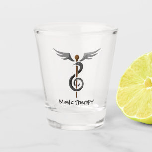 Musiktherapie Schnapsglas
