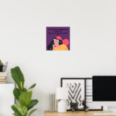 Musiktherapie Wall Art Poster (Heimbüro)