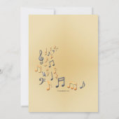 Musiktrio Einladung (Rückseite)