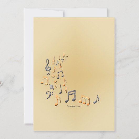 Musiktrio Einladung (Rückseite)