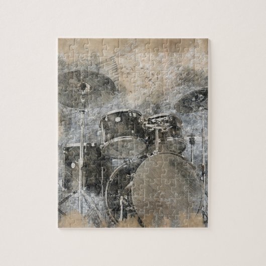 Musiktrommel Puzzle (Vertikal)