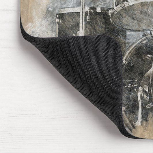 Musiktrommelkit Mousepad (Ecke)