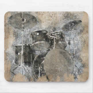 Musiktrommelkit Mousepad