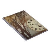 MusikUhr und Baum Notizblock (Rechte Seite)