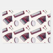 Musikumschlagpapier Geschenkpapier Set (Vorderseite)