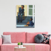 Musikunterricht #1 2000 leinwanddruck (Insitu (Wohnzimmer))