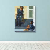 Musikunterricht #1 2000 leinwanddruck (Insitu (Holzboden))