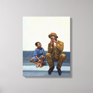 Musikunterricht #2 2000 leinwanddruck