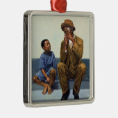 Musikunterricht #2 2000 silbernes ornament (Rechts)