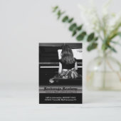 Musikunterricht am Klavier Visitenkarte (Stehend Vorderseite)