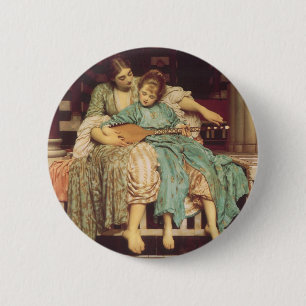 Musikunterricht von Lord Frederic Leighton Button