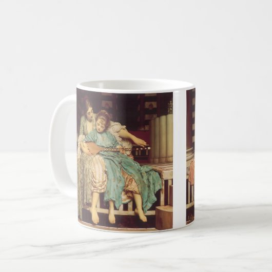 Musikunterricht von Lord Frederic Leighton Kaffeetasse (Vorderseite Links)