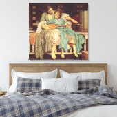 Musikunterricht von Lord Frederic Leighton Leinwanddruck (Insitu (Schlafzimmer))