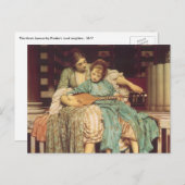 Musikunterricht von Lord Frederic Leighton Postkarte (Vorne/Hinten)