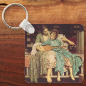 Musikunterricht von Lord Frederic Leighton Schlüsselanhänger (Vorderseite)