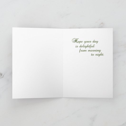 Musikvormittag Blume Geburtstag Karte (Innenseite)