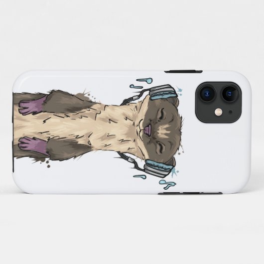 Musikweasel Case-Mate iPhone Hülle (Rückseite (Horizontal))