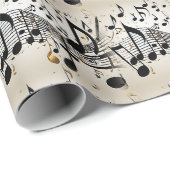Musikwelle Geschenkpapier (Rolleneckpunkt)