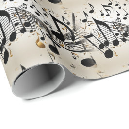 Musikwelle Geschenkpapier