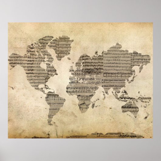 Musikwelt Poster (Vorne)