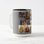 Musikwerkstatt Musik Zweifarbige Tasse (Vorderseite Links)