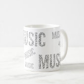 Musikwort Kaffeetasse (VorderseiteRechts)