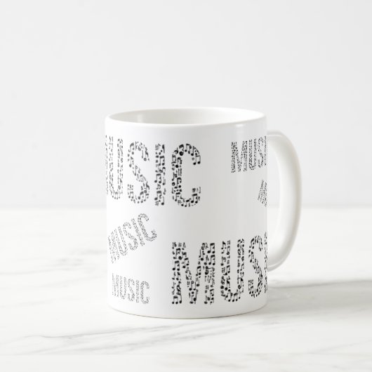 Musikwort Kaffeetasse (VorderseiteRechts)