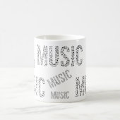 Musikwort Kaffeetasse (Mittel)