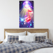 Musikzimmer Leinwanddruck (Insitu (Schlafzimmer))