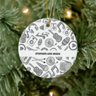 Musikzubehör für personalisierte Musikinstrumente Keramik Ornament