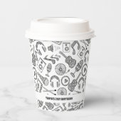 Musikzubehör für personalisierte Musikinstrumente Pappbecher (Vorderseite)