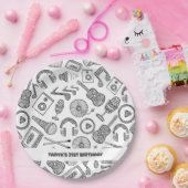 Musikzubehör für personalisierte Musikinstrumente Pappteller (Party)