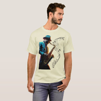 Musimentshirts Soul Saxophon Player T-Shirt