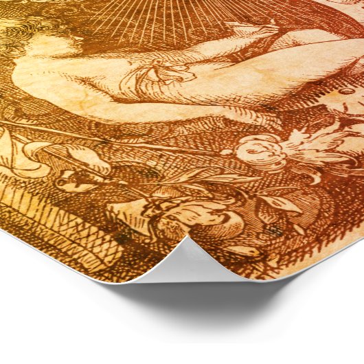 Musing Angel Poster (Ecke)