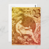 Musing Angel Postkarte (Vorne/Hinten)