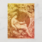 Musing Angel Postkarte (Vorderseite)