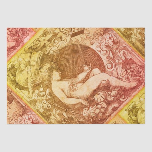 Musing Angel Seidenpapier (Vorderseite)