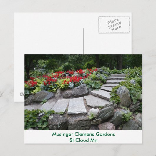 Musinger Clemens Garden Postkarte (Vorne/Hinten)