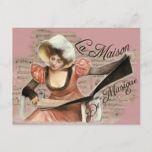 Musique Postkarte (Vorderseite)