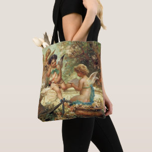 Musizierende Engel von Hans Zatzka, Victorian Fine Tasche