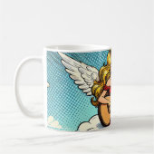 Musizierender Engel mit Gitarre Kaffeetasse (Links)