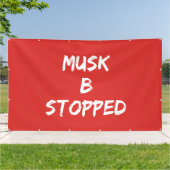 MUSK B AUFGESCHLOSSEN BANNER (Außenbereich)