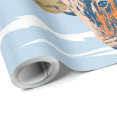 Musk Ox Geschenkpapier (Rolleneckpunkt)