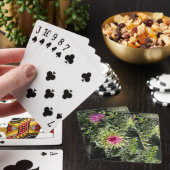 Musk Thistle Classic Playing Cards Spielkarten (In Situ)