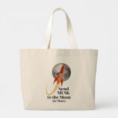Musk Tote Bag Jumbo Stoffbeutel (Rückseite)