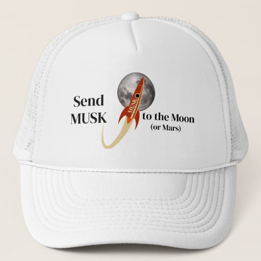 Musk Trucker Hat Truckerkappe (Vorderseite)