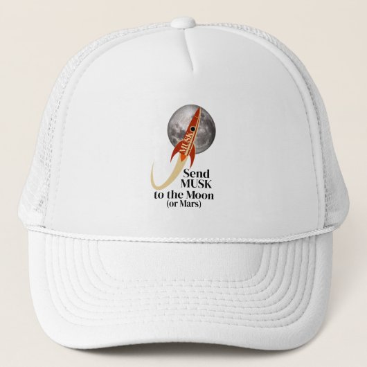 Musk Trucker Hat Truckerkappe (Vorderseite)