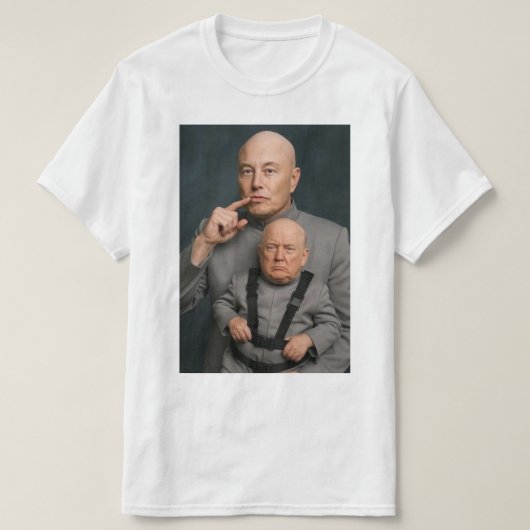 Musk Trump Mini Me LOL T-Shirt (Design vorne)